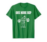 One More Rep T-Shirt pour Bodybuilder T-Shirt, Homme, Vert Kelly, S