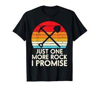 One More Rock Promise Retro Geology Science Geologist Gift T-Shirt