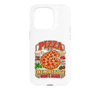 One More Slice Won't Hurt Vintage Pizza Lover Design Foodie Coque pour iPhone 15 Pro