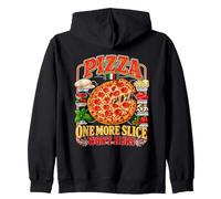 One More Slice Won't Hurt Vintage Pizza Lover Design Foodie Sweat à Capuche
