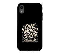 One More Song Live Festival Rock Concert Energy Coque pour iPhone XR