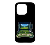 One More Swing Golf Indoor Simulateur Entraînement Coque pour iPhone 15 Pro