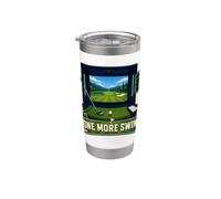 ONE MORE SWING Golf Indoor Simulateur Entraînement Gobelet isotherme en acier inoxydable double paroi