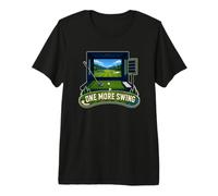 One More Swing Golf Indoor Simulateur Entraînement T-Shirt Haut de Gamme