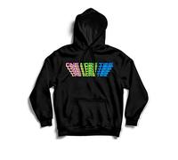 One More Time Dj Daft Hoodie Disco Music Dance Vintage Punk avec capuche et poche centrale, Noir , M