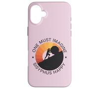 One Must Imagine Sisyphe Mythologie Grecque Heureuse et Amusante Coque pour iPhone 16 Plus
