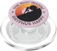 One Must Imagine Sisyphe Mythologie Grecque Heureuse et Amusante PopSockets PopGrip pour MagSafe