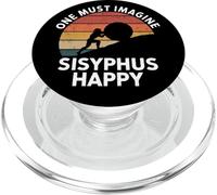 One Must Imagine Sisyphe Mythologie Grecque Heureuse et Amusante PopSockets PopGrip pour MagSafe