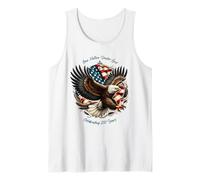 One Nation, One God - Vintage Watercolor Eagle 1776-2026 250 Débardeur