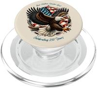 One Nation, One God - Vintage Watercolor Eagle 1776-2026 250 PopSockets PopGrip pour MagSafe