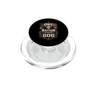 One Nation Under God Eagle Drapeau américain Patriotique chrétien PopSockets PopGrip pour MagSafe