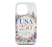 One Nation Under God - Faith Watercolor Women's American 250 Coque pour iPhone 13 Pro