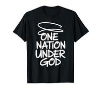 One Nation Under God - Graffiti chrétien Patriotique T-Shirt