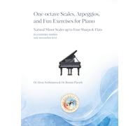 One-octave Scales, Arpeggios, and Fun Exercises for Piano: natural minor scales up to four sharps and flats