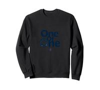 One of One : Déclaration d'identité Unique pour Les particuliers Sweatshirt, Unisexe pour Adultes, Noir, XL