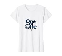 One of One : Déclaration d'identité Unique pour Les particuliers T-Shirt, Femme, Blanc, XXL