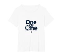 One of One : Déclaration d'identité Unique pour Les particuliers T-Shirt, Femme Grandes Tailles, Blanc, 4X
