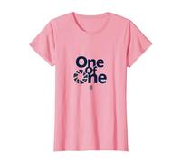 One of One : Déclaration d'identité Unique pour Les particuliers T-Shirt, Femme, Rose, XL