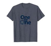 One of One : Déclaration d'identité Unique pour Les particuliers T-Shirt, Homme, Bleu Chiné, 6XL