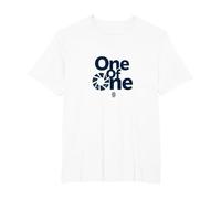 One of One : Déclaration d'identité Unique pour Les particuliers T-Shirt, Homme Grandes Tailles, Blanc, 3X Tall