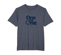 One of One : Déclaration d'identité Unique pour Les particuliers T-Shirt, Homme Grandes Tailles, Bleu Chiné, 6X Tall