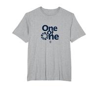 One of One : Déclaration d'identité Unique pour Les particuliers T-Shirt, Homme Grandes Tailles, Gris Chiné, 6X Tall