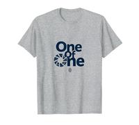 One of One : Déclaration d'identité Unique pour Les particuliers T-Shirt, Homme, Gris Chiné, XL