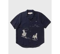 One of these Days INTO THE DISTANCE CAMP SHIRT men Shortsleeves blue taille: XL
