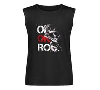 One Ok Rock Singing Black Cotton Men's Vests Tank Tops O-Neck 100% Cotton Undershirts Unisex Sleeveless T-Shirt S