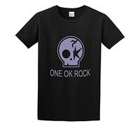 One Ok Rock Skull Logo Unisex T-Shirt Printed Tee Graphic Top Men Black Shirt S