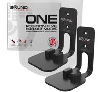 One, One Gen 2, One Sl & Play:1 Support De Montage Mural, Lot De 2 [2 Pièces], Noir, Compatible Avec Les Haut-Parleurs Sonos One, One Gen 2, One Sl & Play1