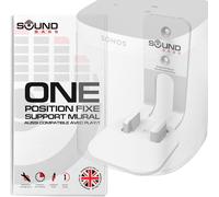 One,One Gen 2,One SL & Play:1 Wall Mount Bracket,White,Compatible with Sonos One,One Gen 2,One SL and PLAY1 Speakers