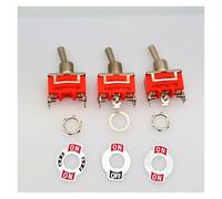 One Orange E-ten Car, Motorcycle, Boat, Model, Heavy SPST Terminal Switch on-off-on-off Toggle Switch and Waterproof Cap, NWPNLXEA(E-TEN1021)
