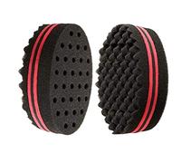 One Pack Cheveux Courts Twist Éponge Gros Trous Brosse À Cheveux Éponge Twist Vague Barber Outil Pour Dreads Afro Locs Twist Curl