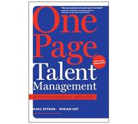 One Page Talent Management, with a New Introduction