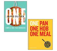 One Pan, One Hob, One Meal By Elena Silcock And One: Simple One-Pan Wonders By Jamie Oliver 2 Books Collection Set - Elena Silcock