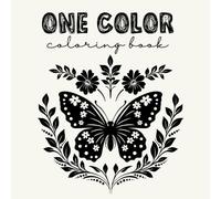 One Pen, One Color II: Adult Coloring Book, Single Color, Stress Free, Black & White, One color, Scribble Book, Anxiety Reducer, Stress Relief, Ink ... Coloring Books for Grown-Ups, Wreaths, Swirls