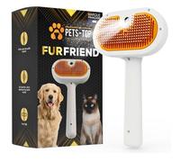 One PETS-TOP Brosse Chat Vapeur Autonettoyante - Efficace pour Poils Longs et Courts - Brosse de Toilettage pour Chats et Chiens - Eau Lissante Démêlante