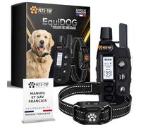 One PETS-TOP Collier de Dressage Chien - Collier Électrique Étanche IPX7 avec Télécommande - 3 Modes : Bip, Vibration, Stimulation - Anti-Fugue et Anti-Aboiement - pour Chiens de Toutes Tailles