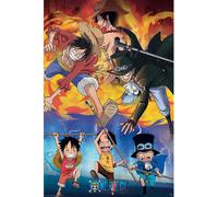 One Piece - Affiche "Ace Sabo Luffy" 91,5 x 61 cm AbyStyle