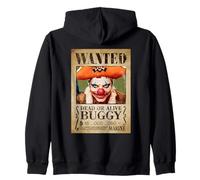 One Piece Buggy The Clown Pirate Wanted Poster Sweat à Capuche