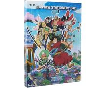 One Piece Calendrier de l'Avent 2025 Enfant, Compte à Rebours Noël avec 24 Surprises Kit Papeterie et Accessoire Anime Cadeau Fille Garçon ou Ado