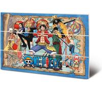 One Piece - carte imprimée "Straw Hat Pirates" PM6185 (20 cm x 29,5 cm) (Bunt)