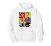 One Piece Character Squares Map Sweat à Capuche