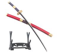 One Piece Coupe Papier Kitetsu Katana Zoro Epee Ouvre Lettre + Fourreau + Presentoir Décoration
