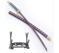 One Piece Coupe Papier Shusui Katana Zoro Epee Ouvre Lettre + Fourreau + Presentoir Décoration