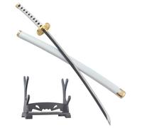 One Piece Coupe Papier Wado Ichimonji Katana Zoro Epee Ouvre Lettre + Fourreau + Presentoir Décoration