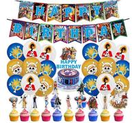 One Piece Décoration Anniversaire 38Pcs Party Ballons Décorations Anniversaire Pour Fêtes One Pieces Fête À Thème Pour