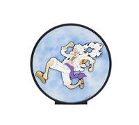 ONE PIECE-Décoration lumineuse LUFFY Gear 5-20 cm-USB-C, Noir-blanc-violet