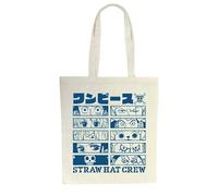 One Piece Équipage du Chapeu de Paille Unisexe Sac en Tissu Multicolore 100% Coton